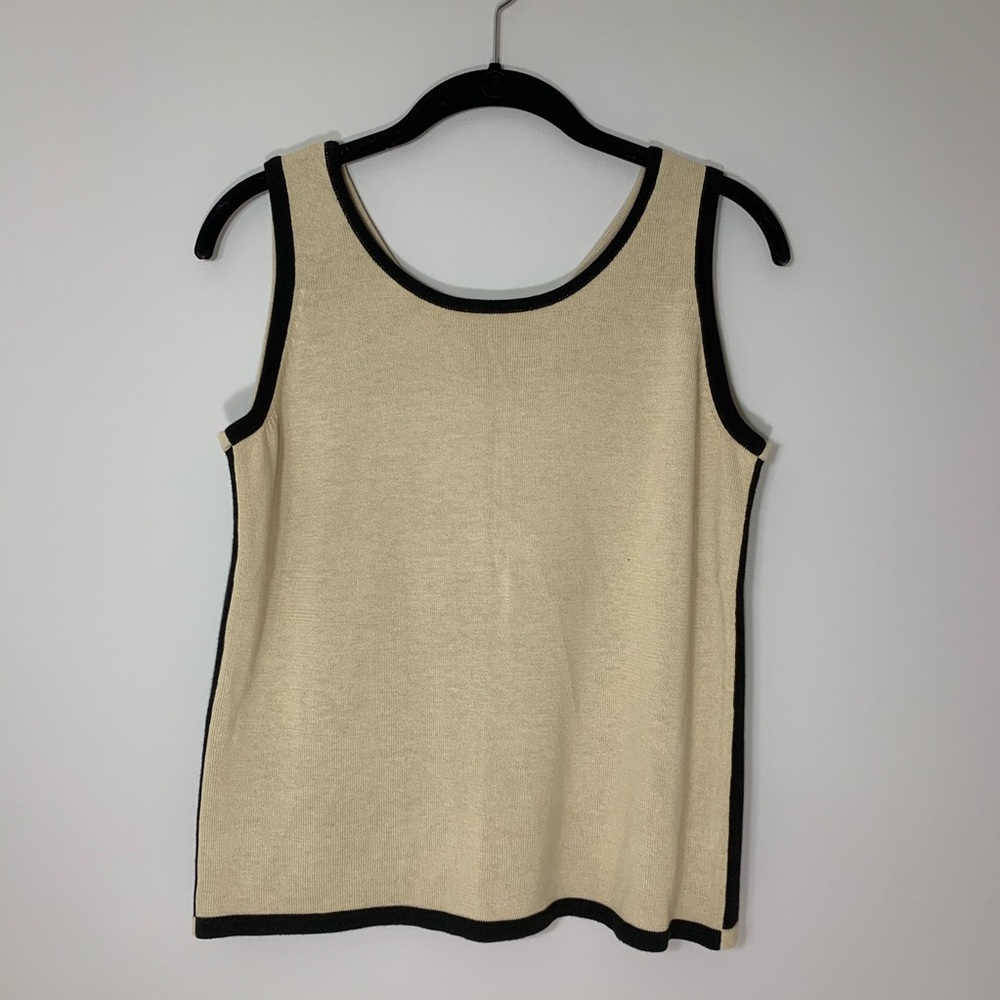 Vintage color block top